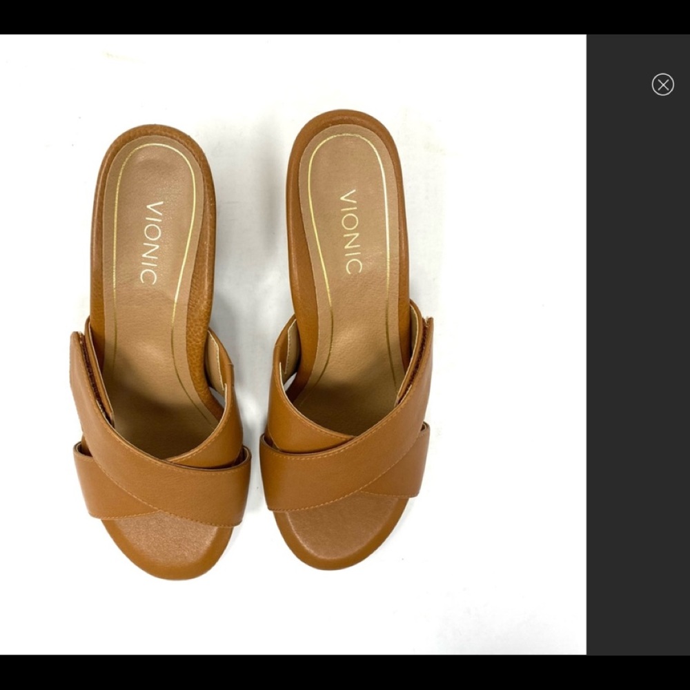 Vionic LORNE SLIDE SANDAL Saddle